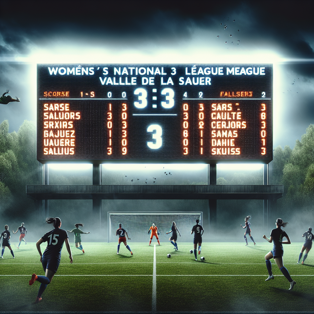 Les résultats de l'AS Vallée de la Sauer en Nationale 3 féminine