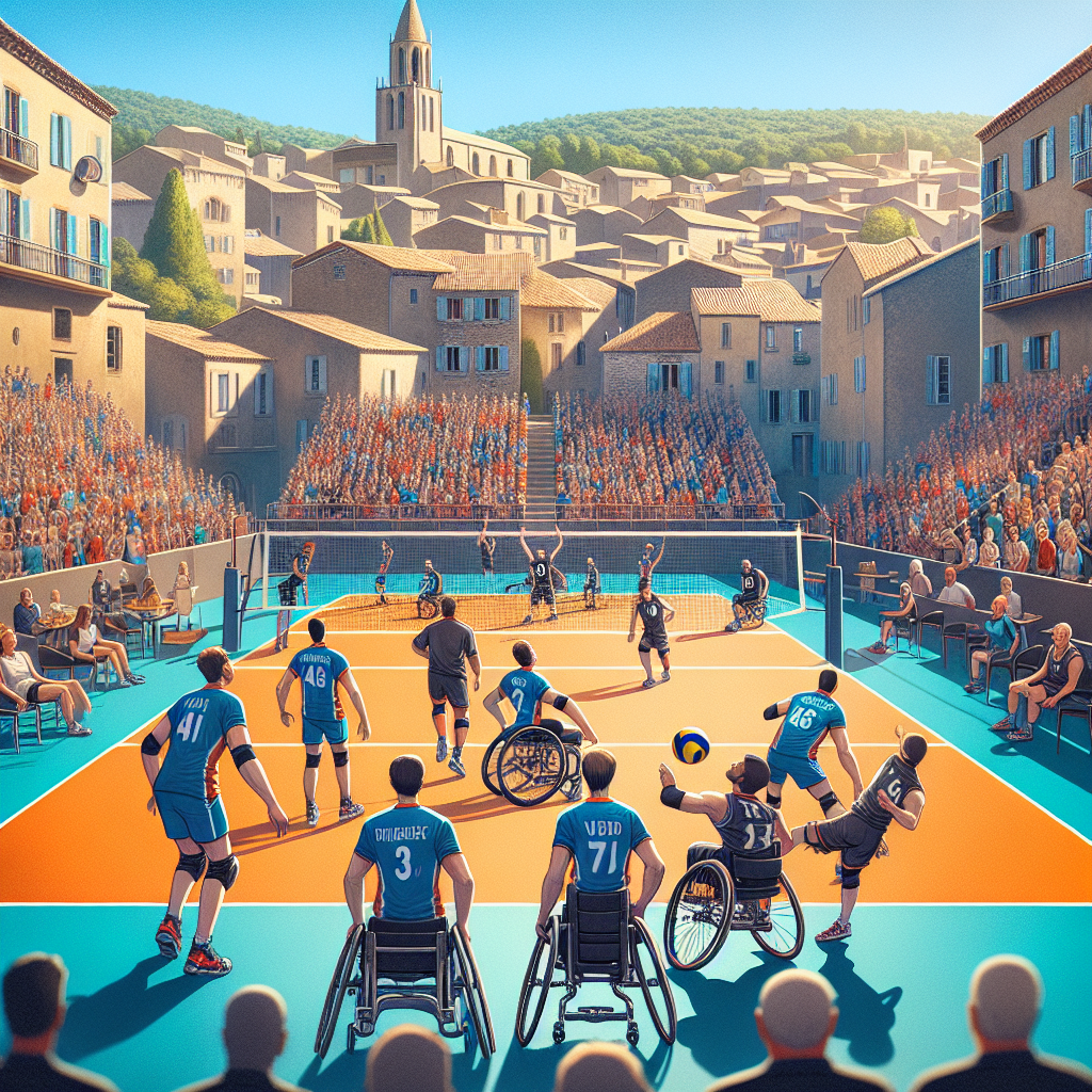 Finales du challenge France de volley assis à Castres