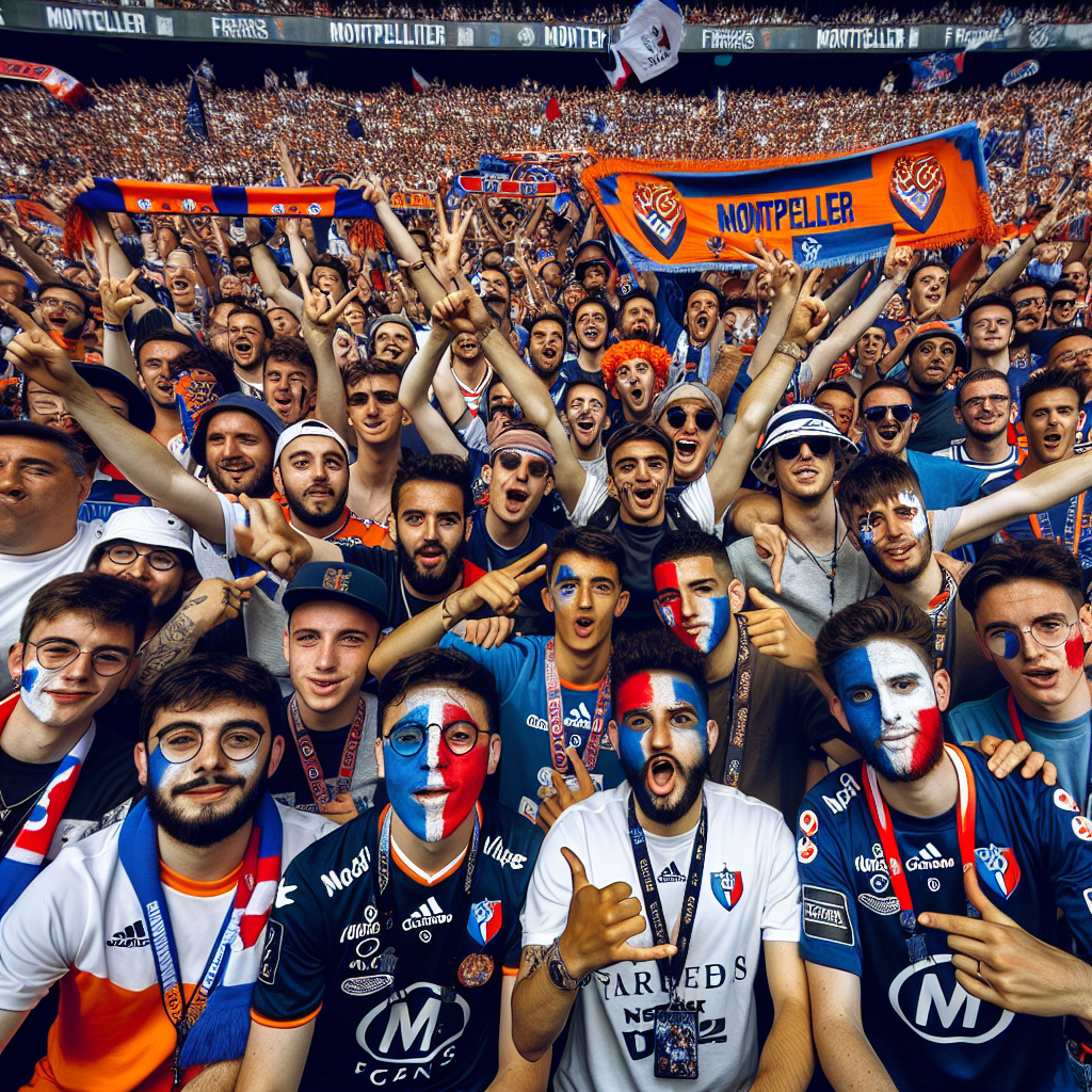 Les supporters de Montpellier mobilisés pour la finale de la Coupe de France