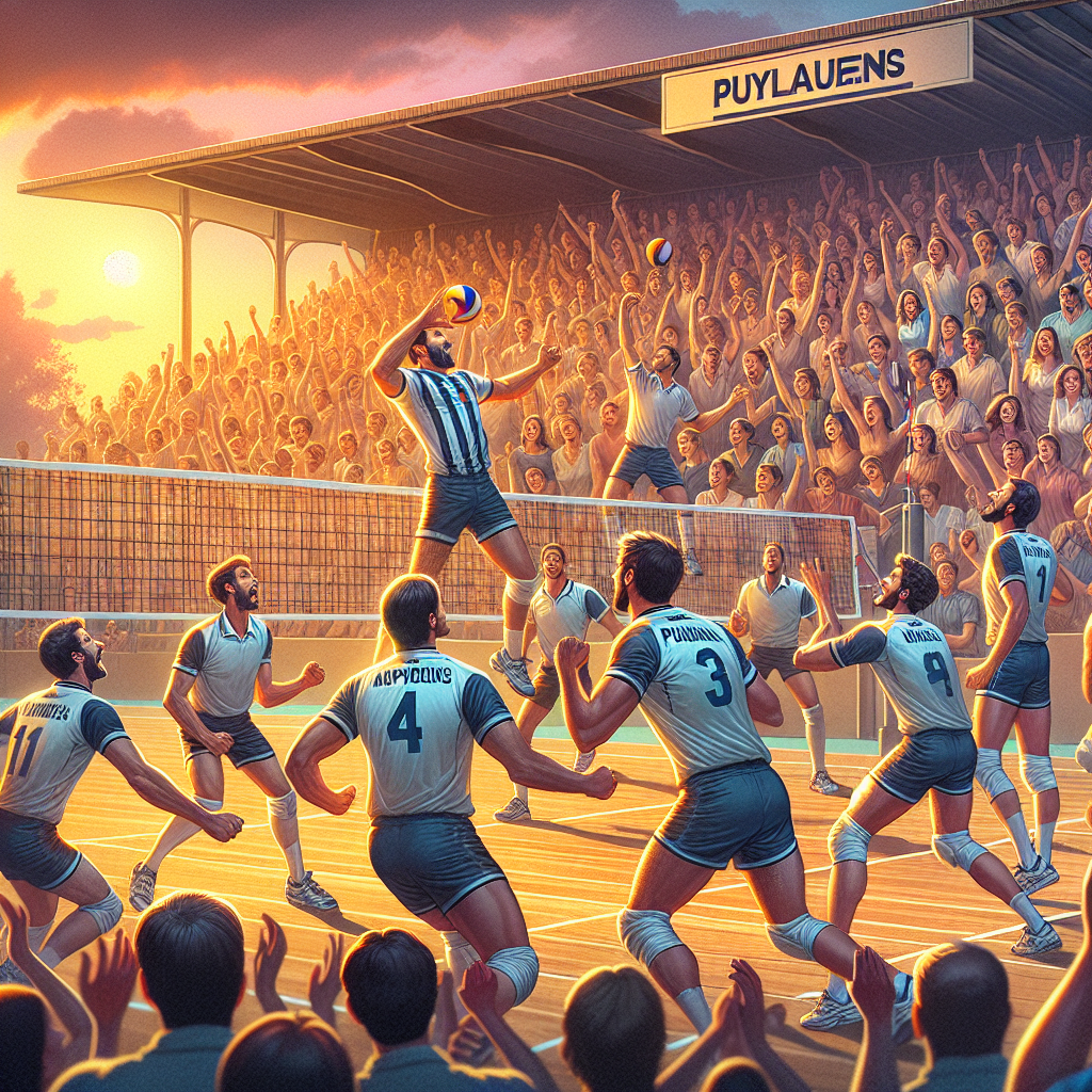 Puylaurens : un match courageux pour l'équipe de volley-ball N3