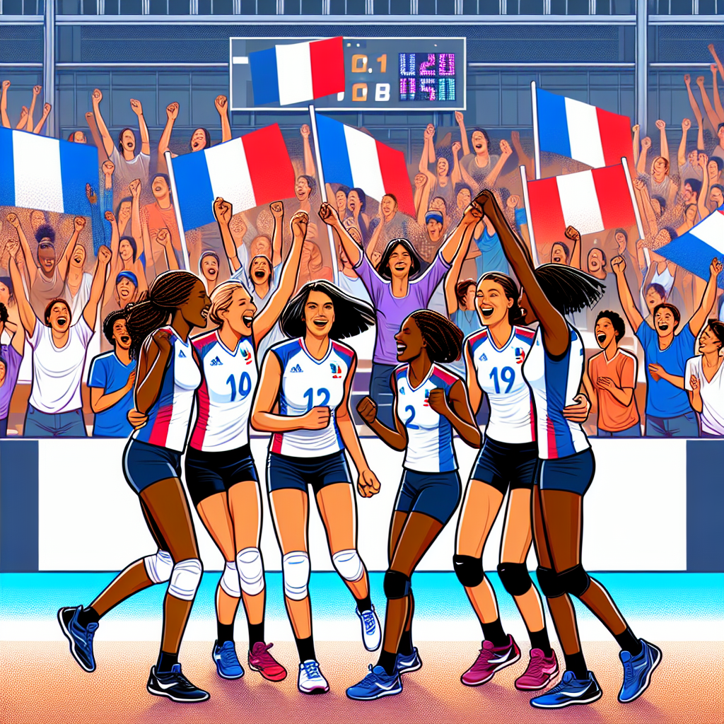 Les volleyeuses françaises brillent et se qualifient pour les phases finales du Mondial