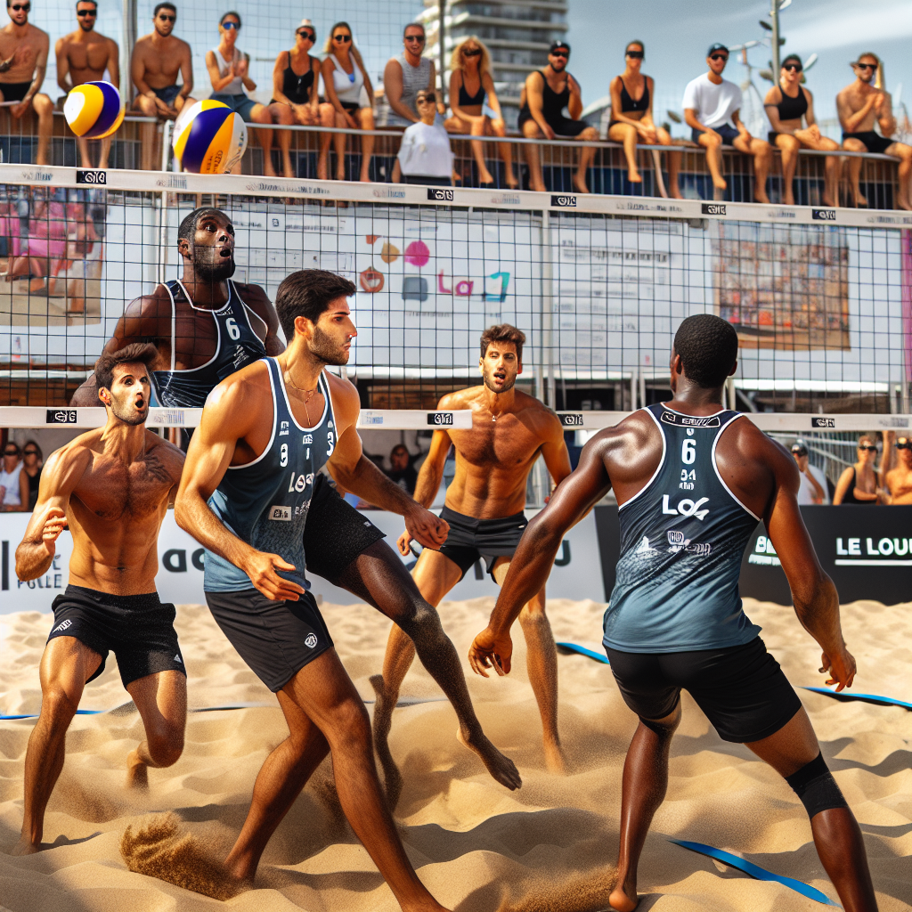 Les qualifications régionales de la coupe de France de beach-volley au Luc
