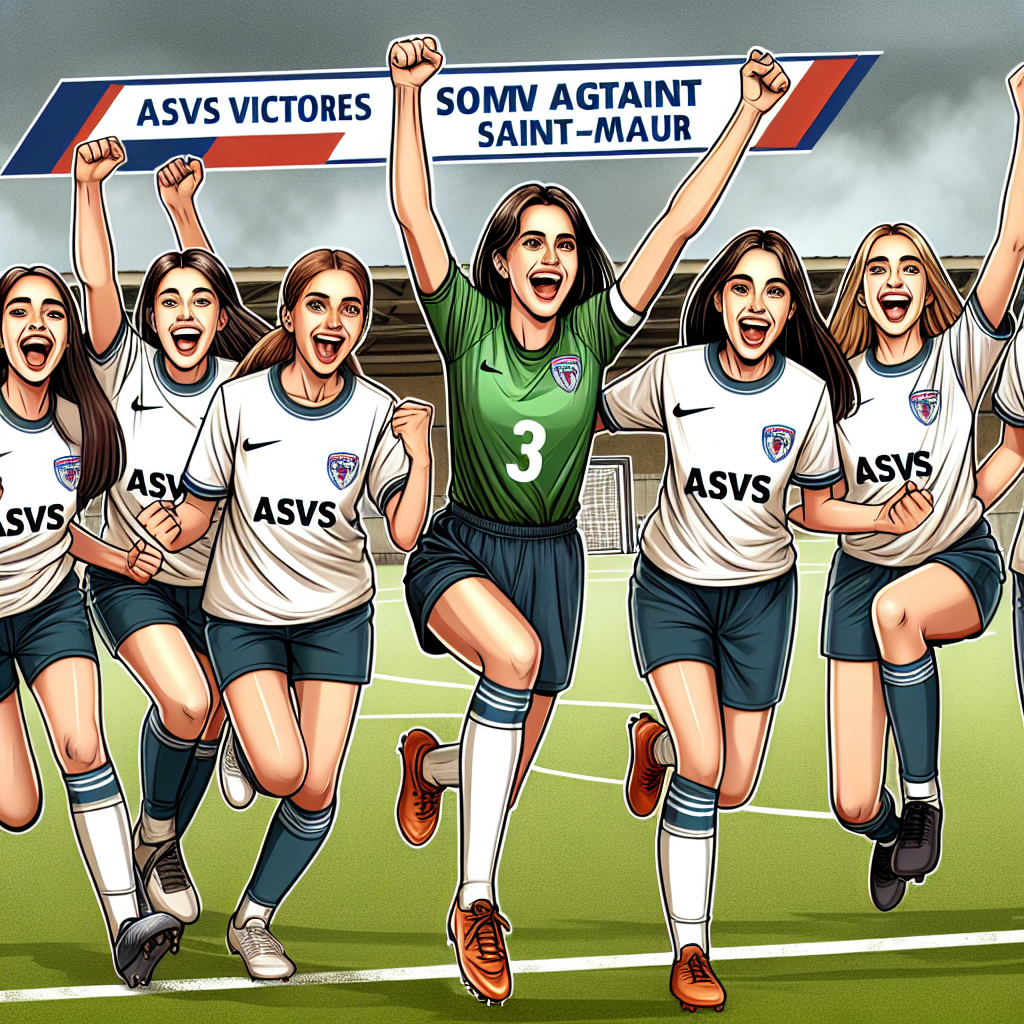 Succès éclatant des féminines de l'ASVS face à Saint-Maur