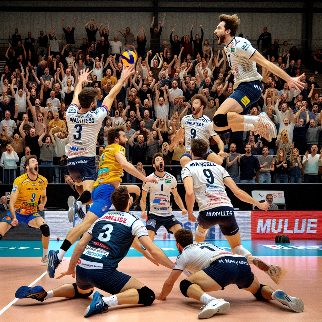 Le duel entre jeunesse et expérience : le Volley Mulhouse Alsace s'impose face au Cannet