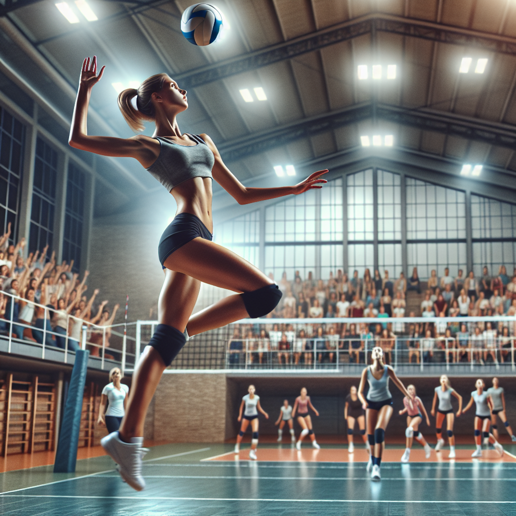 La précocité impressionnante d'une jeune joueuse de volleyball